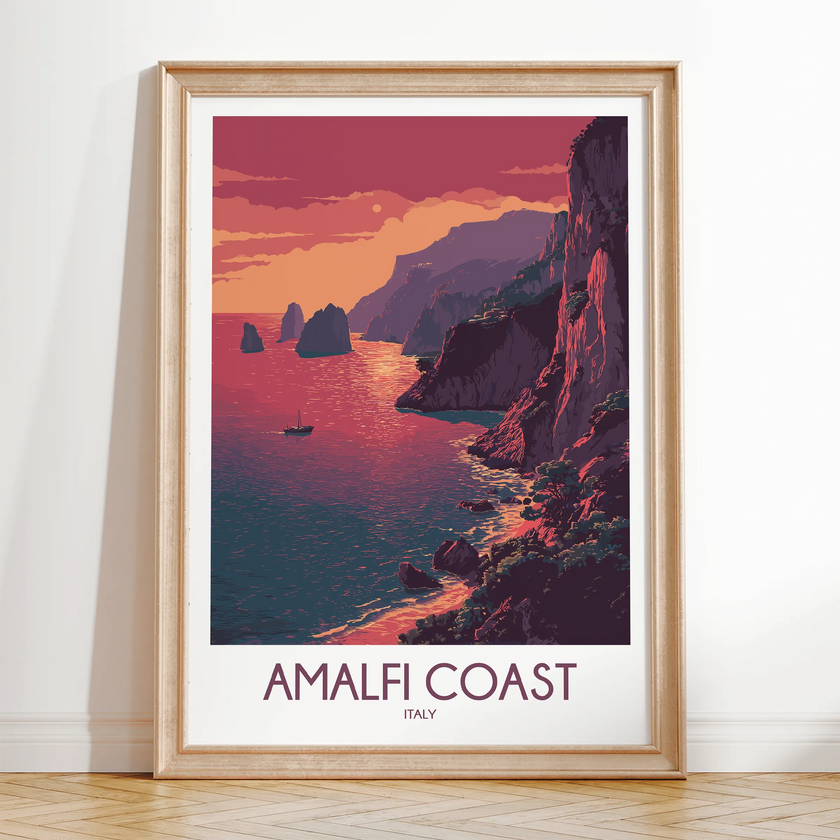 Amalfi Coast Home Office Decor