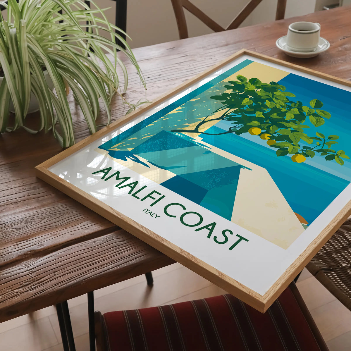 Amalfi Coast Souvenir Poster Print