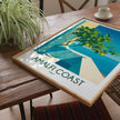 Amalfi Coast Souvenir Poster Print