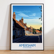 Amersham Modern Travel Poster