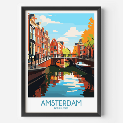 Amsterdam Destination Art Gift