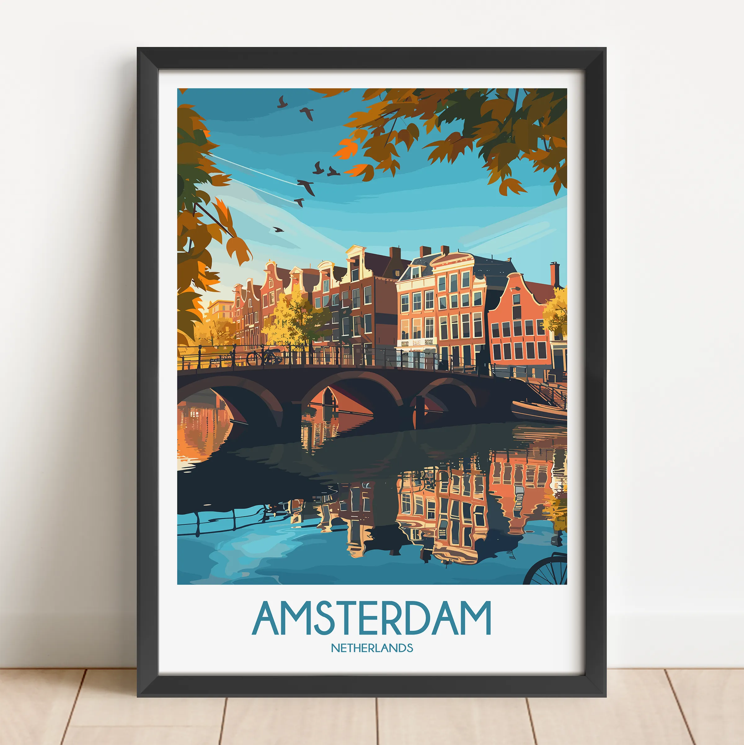 Amsterdam Minimalist Wall Art