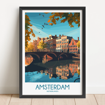 Amsterdam Minimalist Wall Art