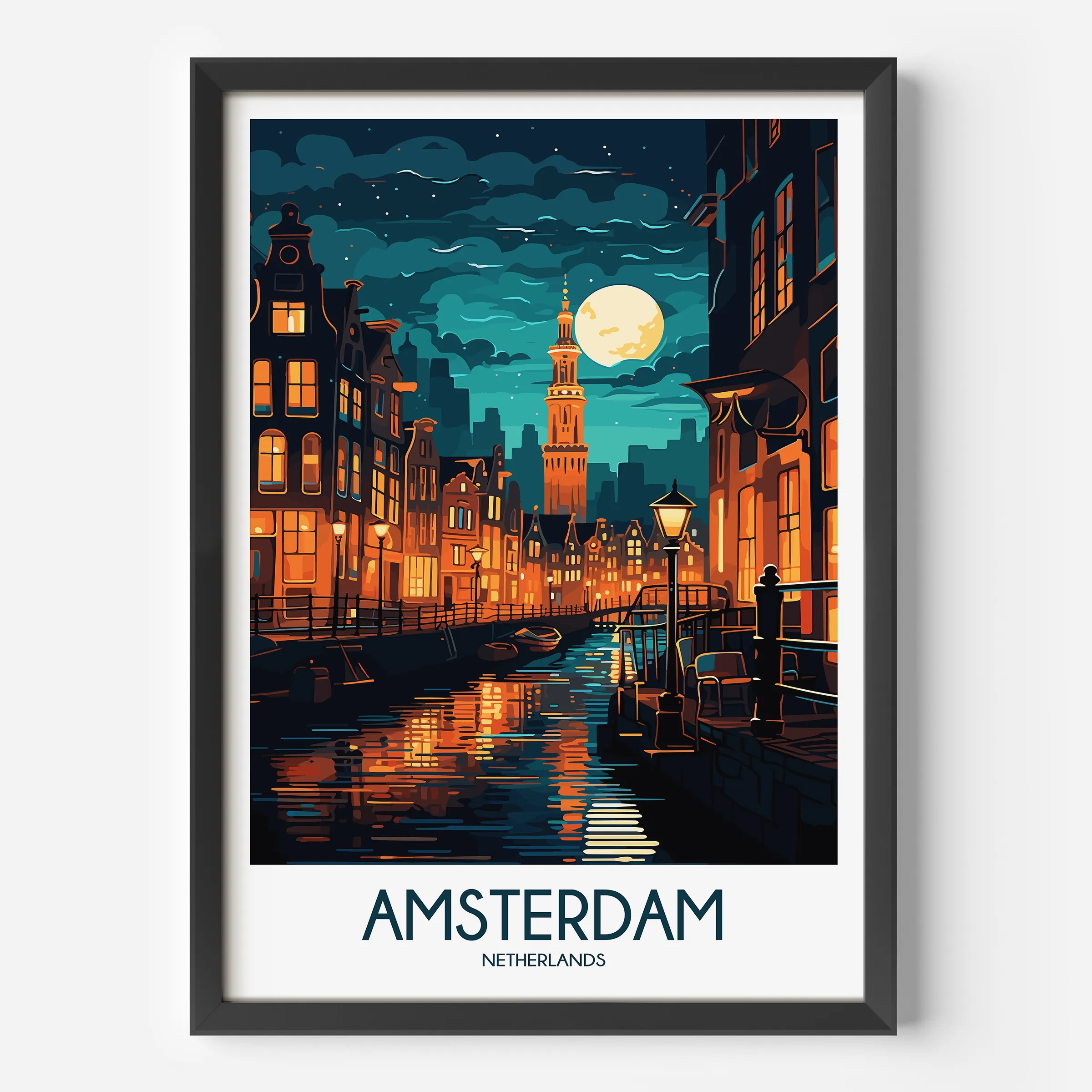 Amsterdam Minimalist Wall Art