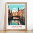 Amsterdam Scenic Landscape Art