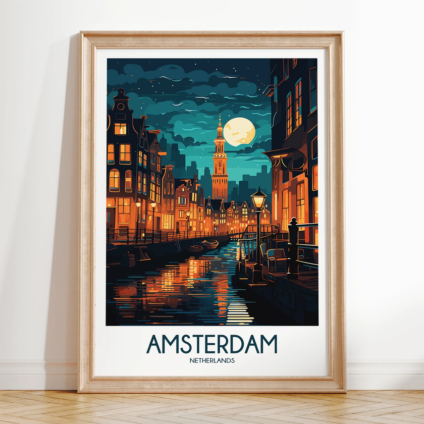 Amsterdam Scenic Landscape Art