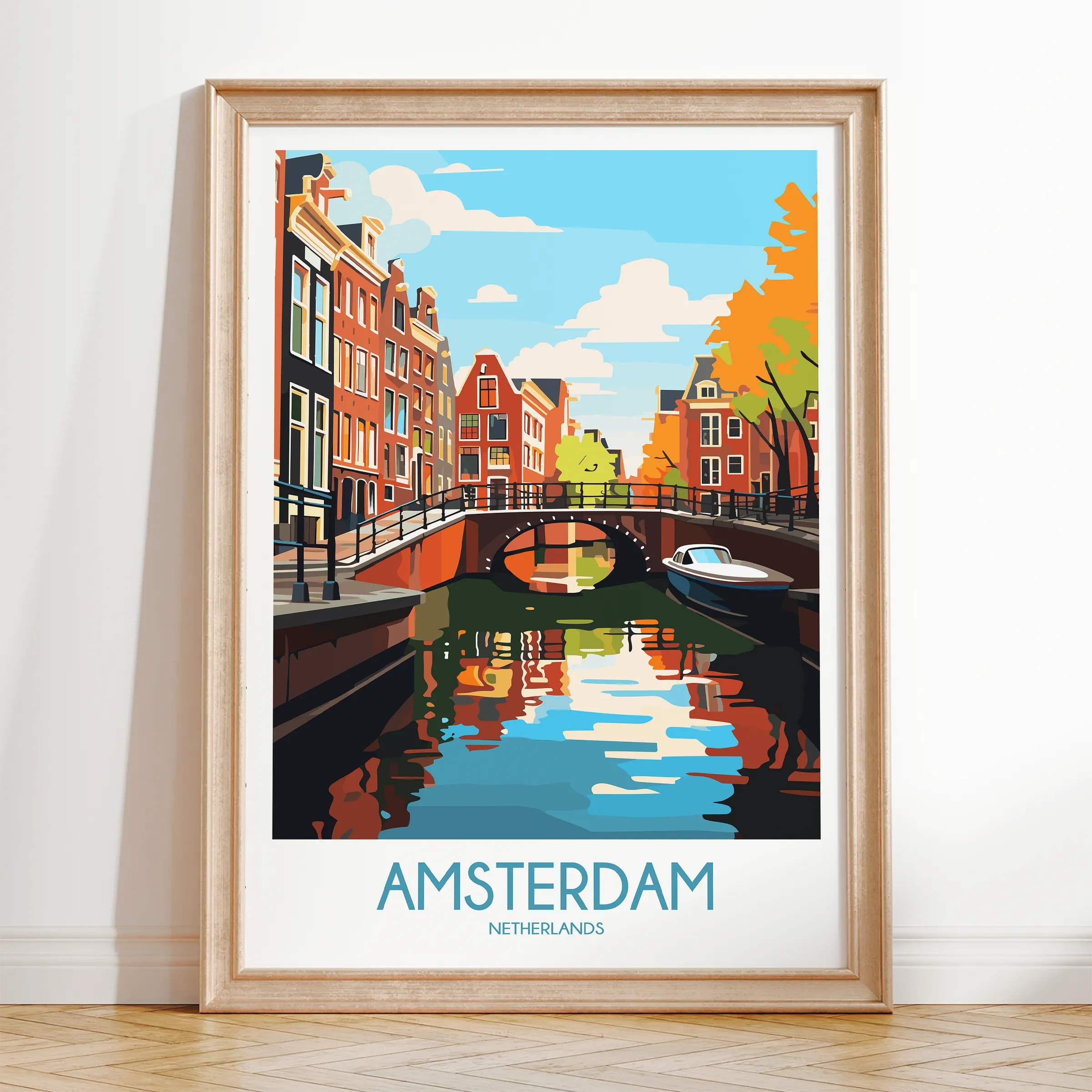 Amsterdam Souvenir Poster Print