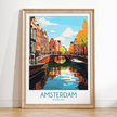 Amsterdam Souvenir Poster Print