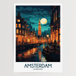 Amsterdam Souvenir Poster Print