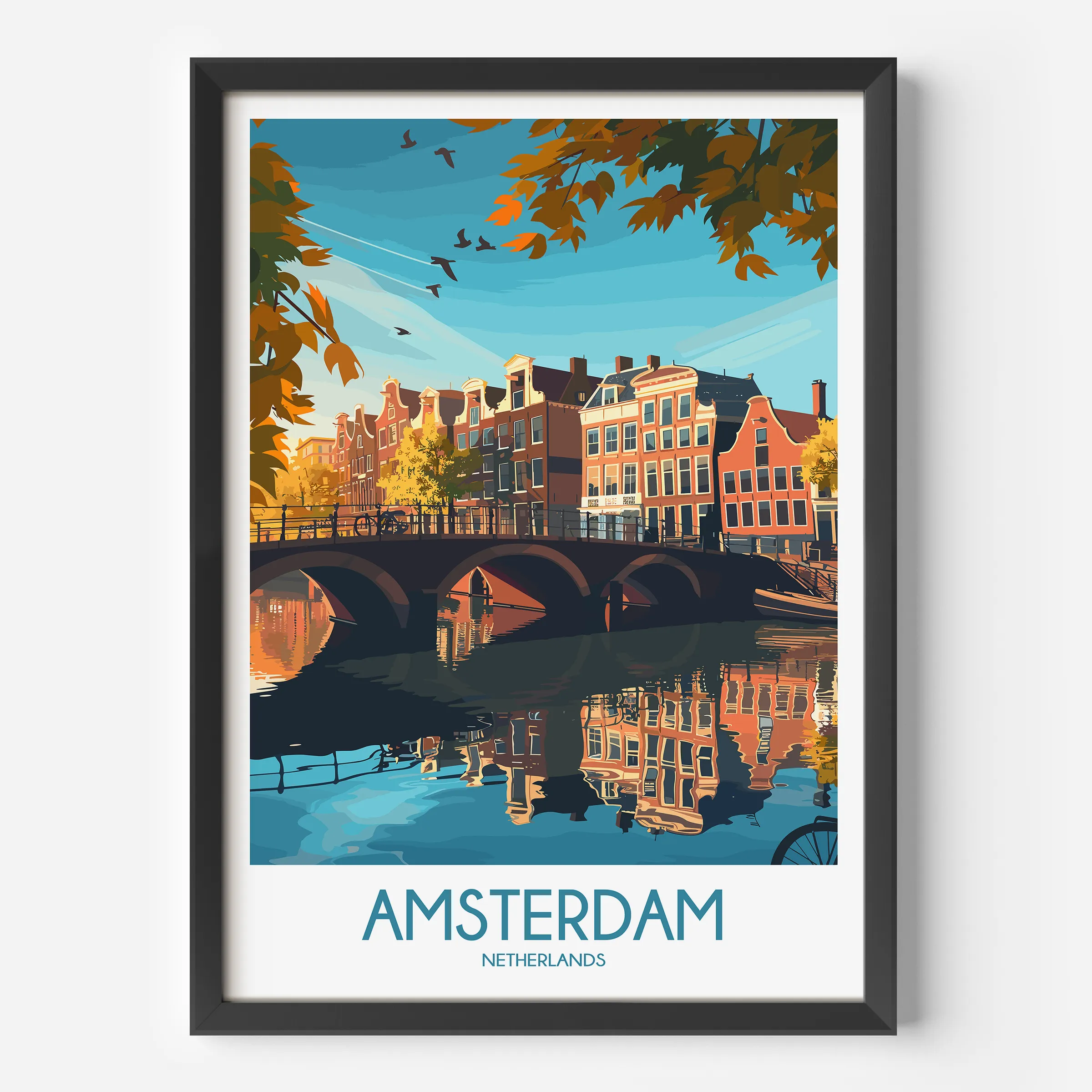 Amsterdam Souvenir Poster Print