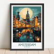Amsterdam Travel Memory Gift