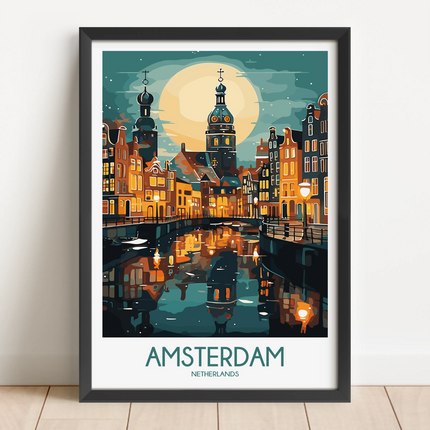 Amsterdam Travel Memory Gift