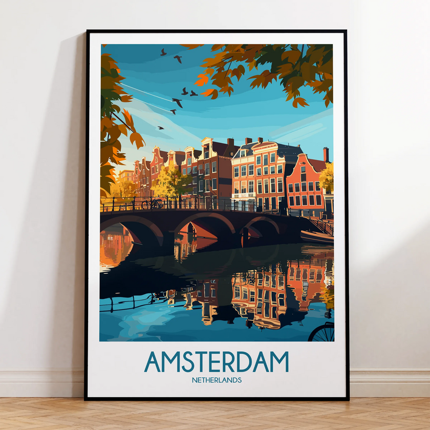 Amsterdam Travel Memory Gift