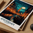 Amsterdam Vintage Style Print