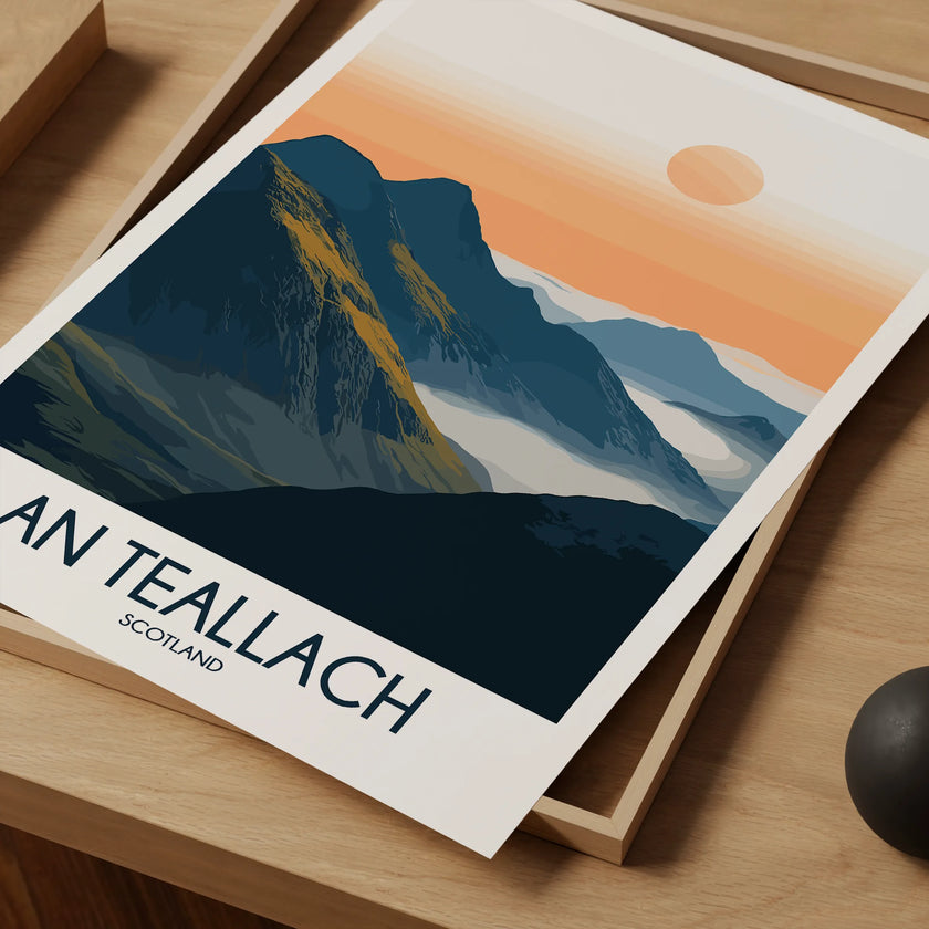 An Teallach Modern Travel Poster