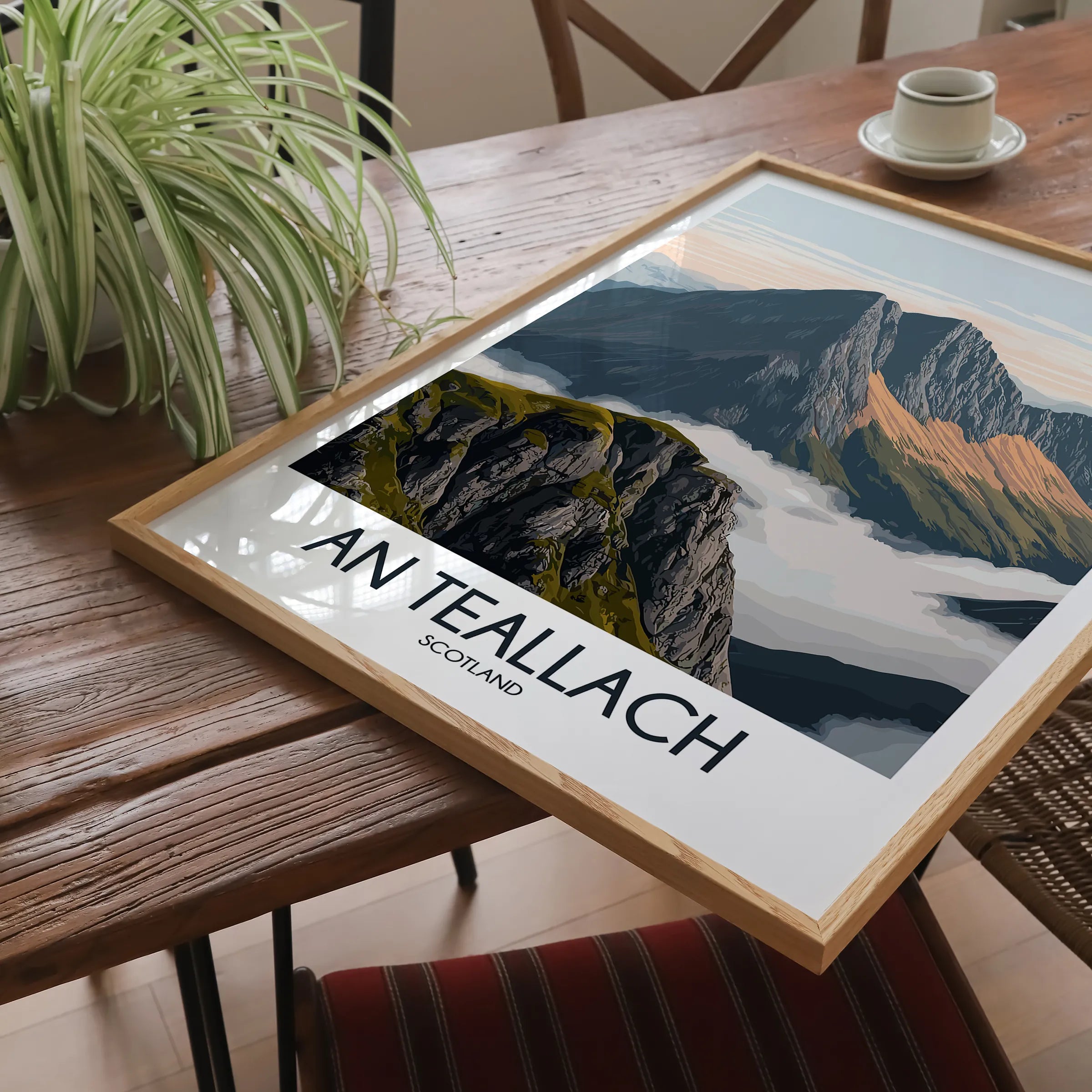An Teallach Modern Travel Poster