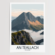 An Teallach Vintage Style Print