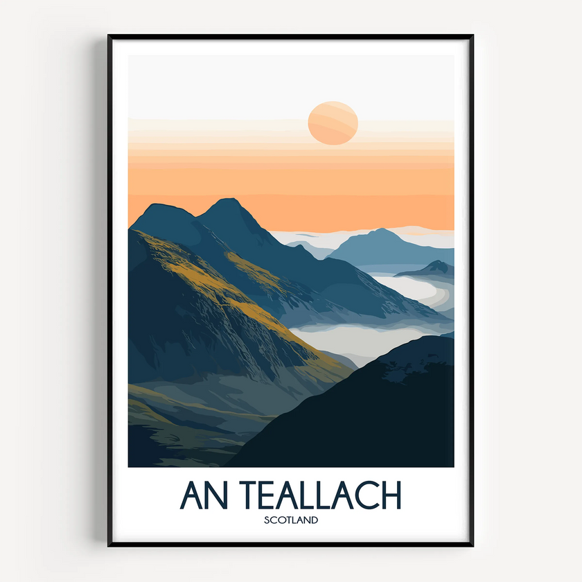 An Teallach Vintage Style Print