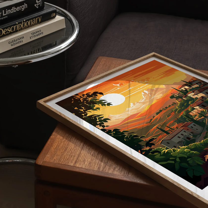 Andalucia Retro Travel Illustration