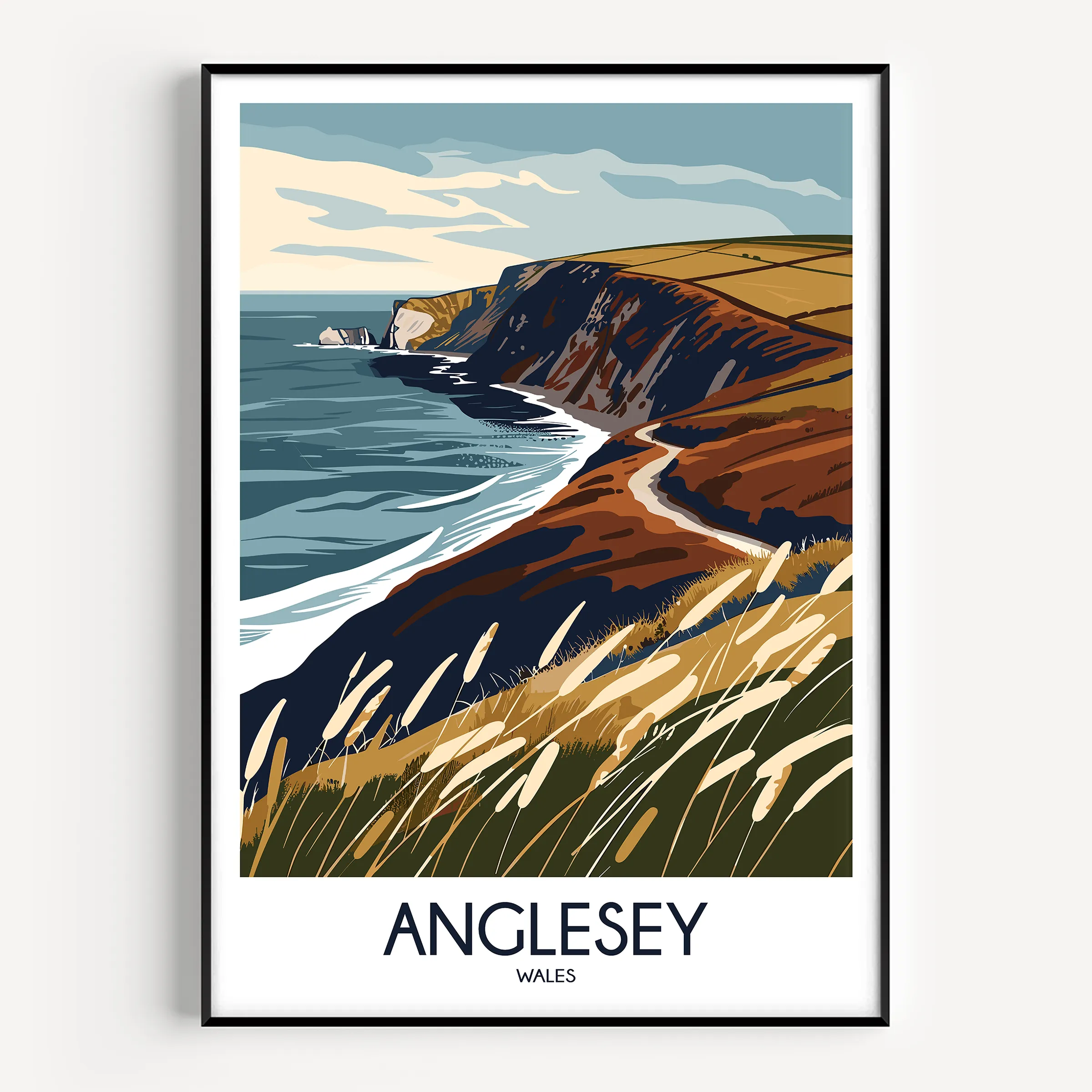 Anglesey Destination Art Gift