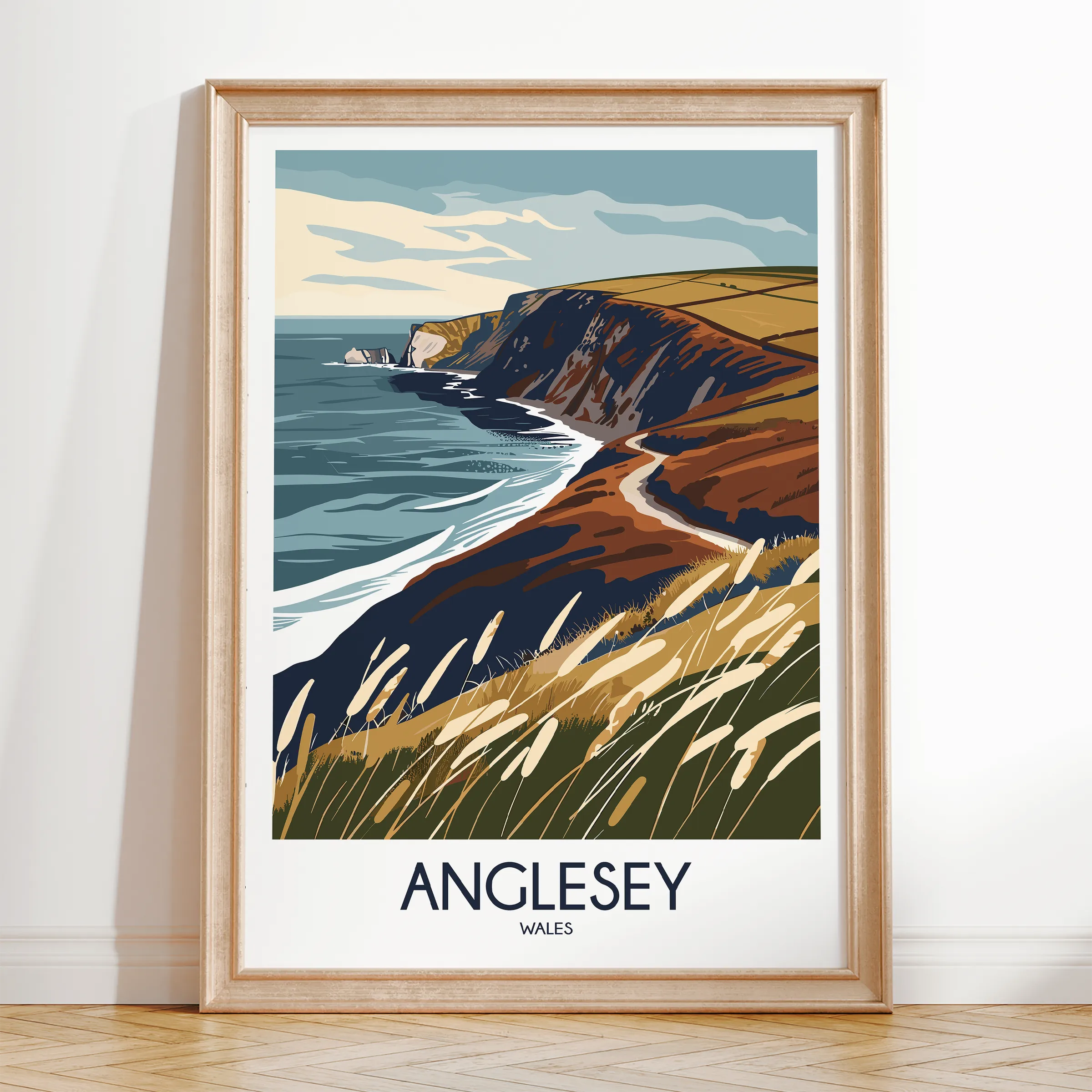 Anglesey Souvenir Poster Print