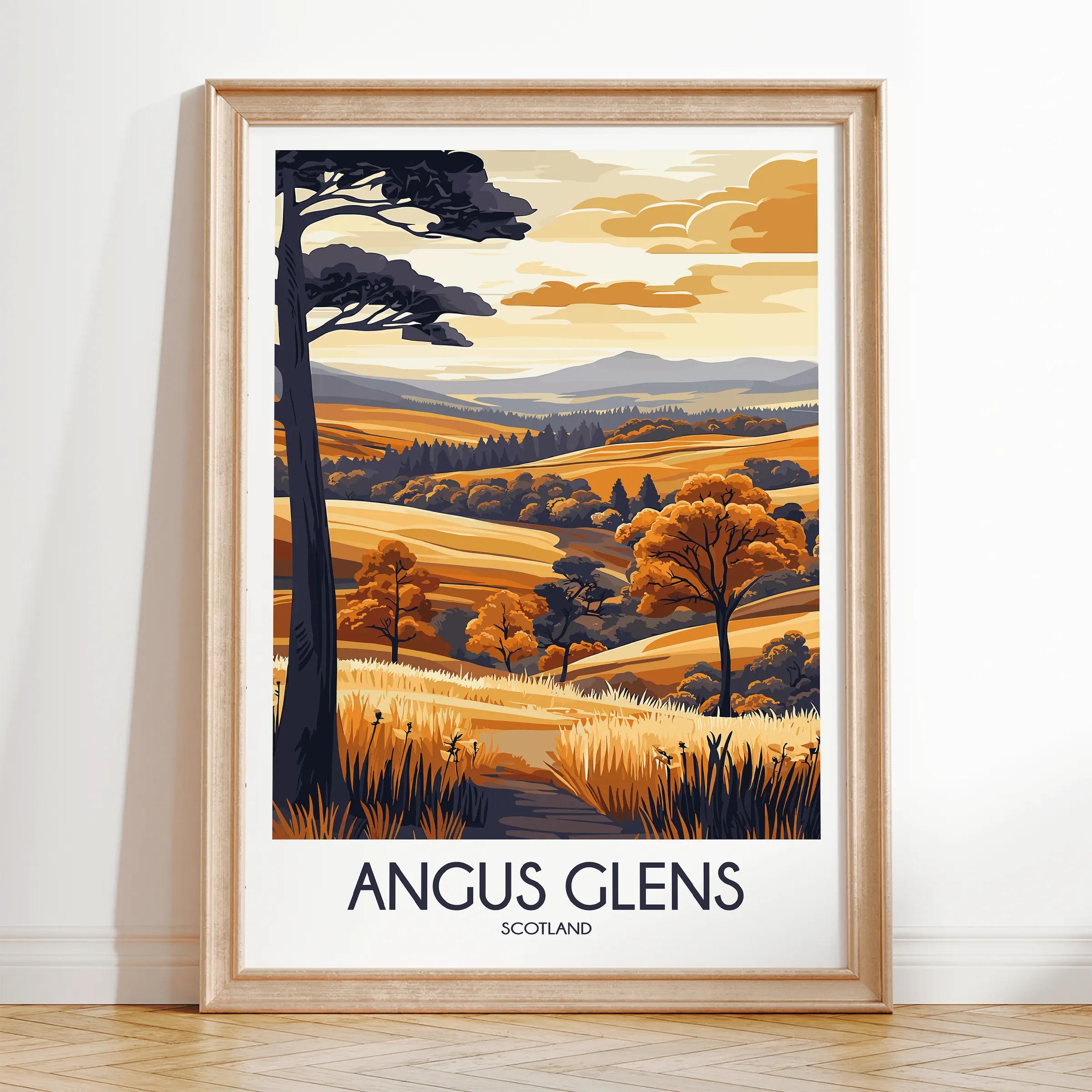 Angus Glens Gallery Quality Print