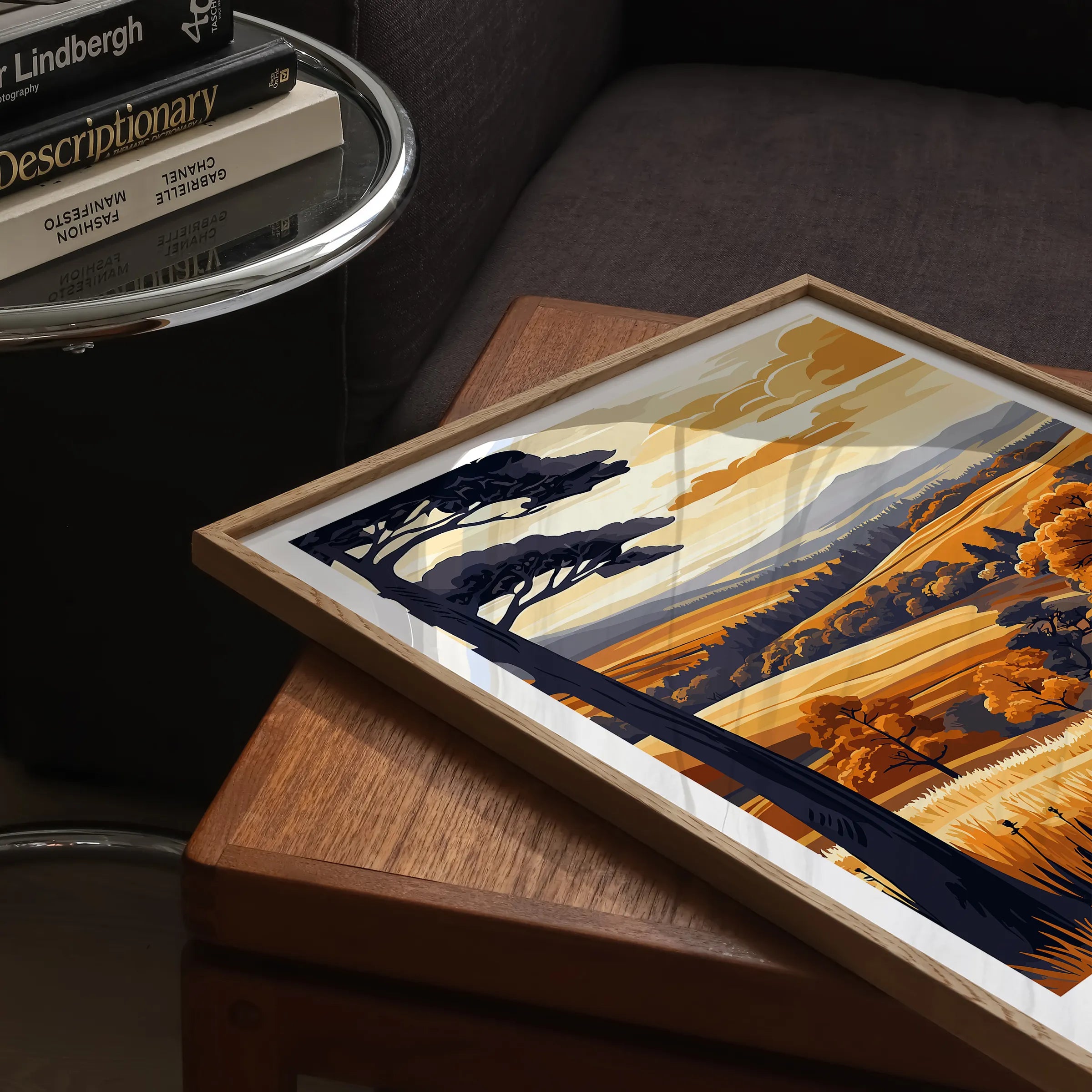 Angus Glens Modern Travel Poster