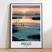 Angus Retro Travel Illustration