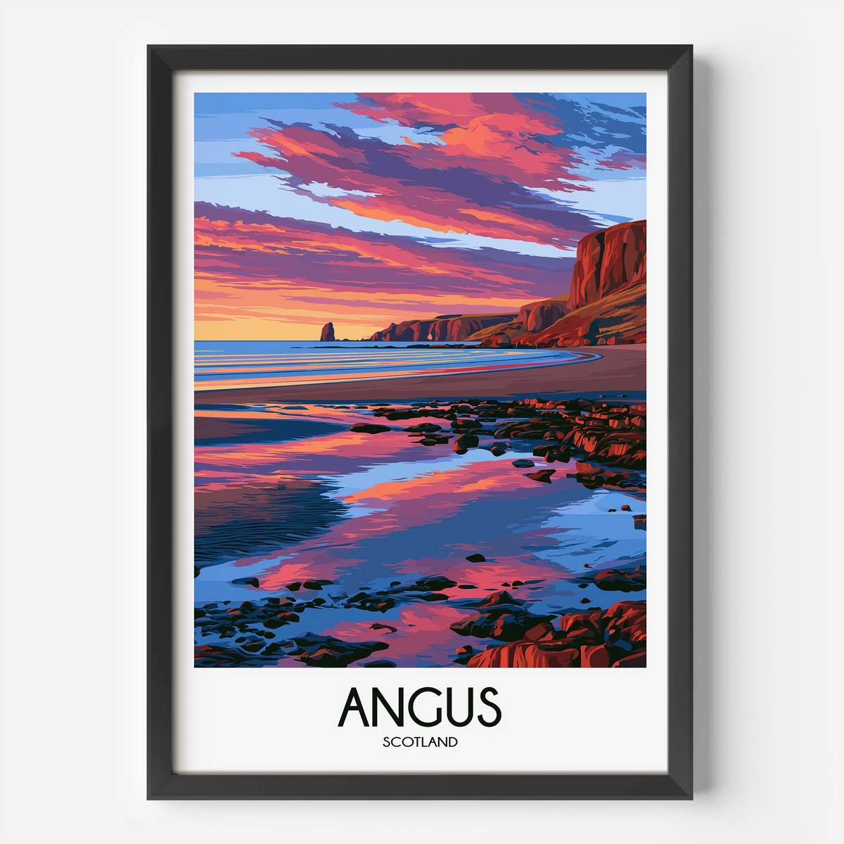 Angus Vintage Style Print