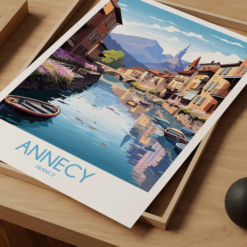 Annecy Destination Art Gift