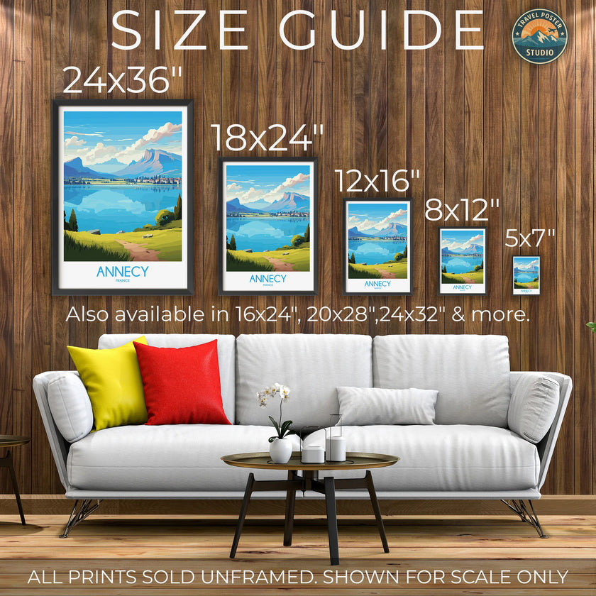 Annecy Destination Art Gift