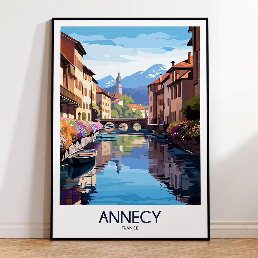 Annecy Scenic Landscape Art