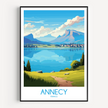 Annecy Scenic Landscape Art