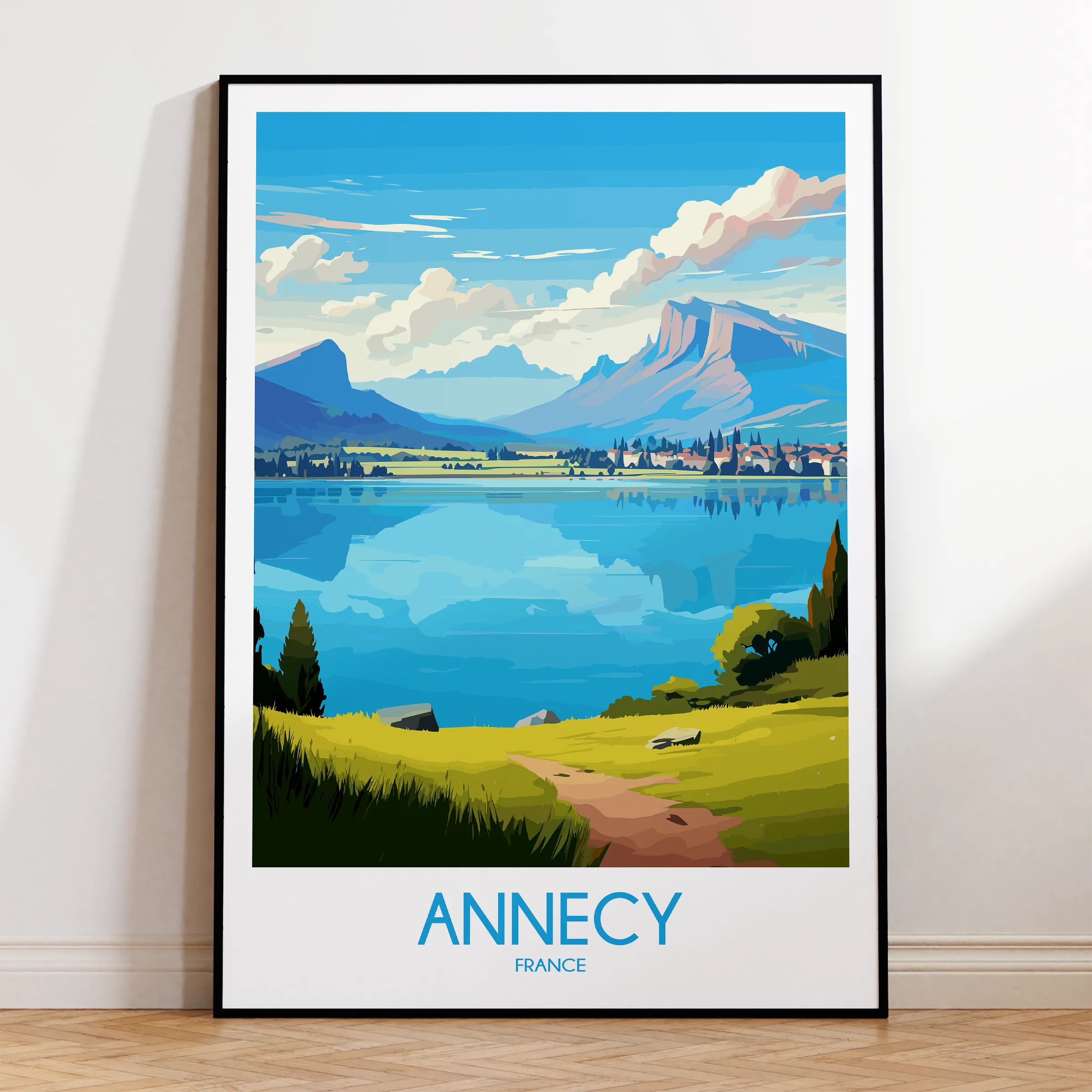 Annecy Souvenir Poster Print