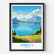 Annecy Vintage Style Print