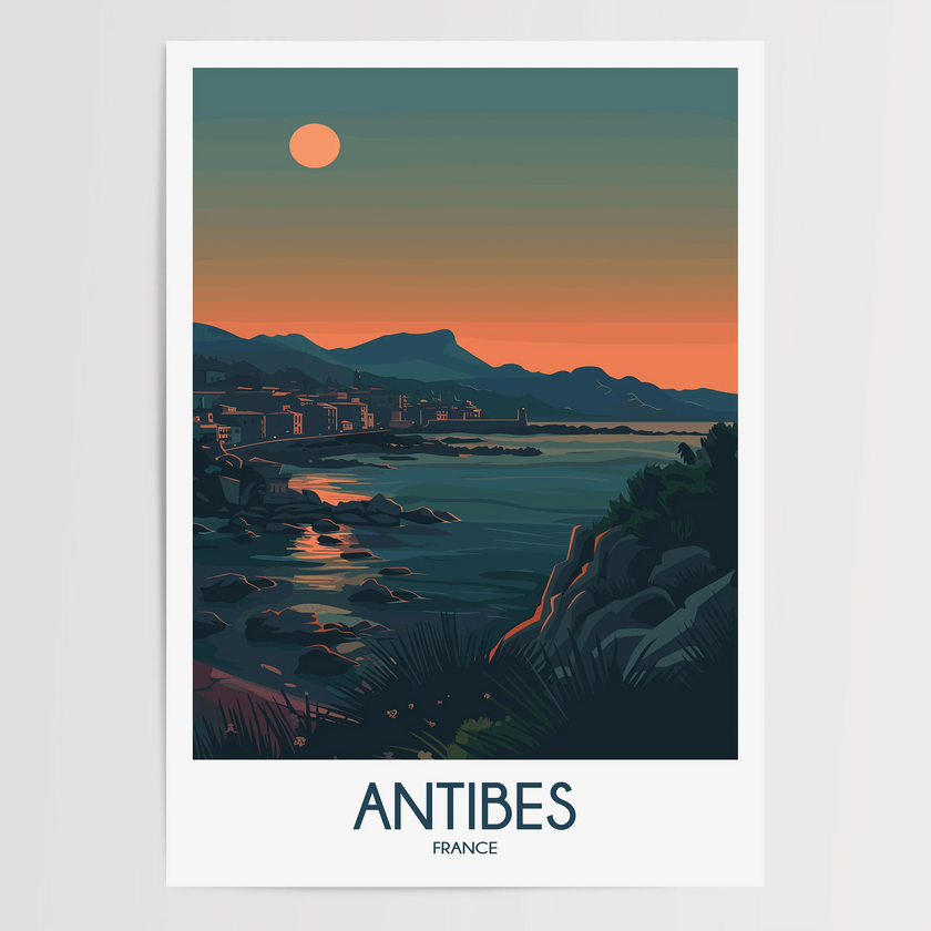 Antibes Minimalist Wall Art