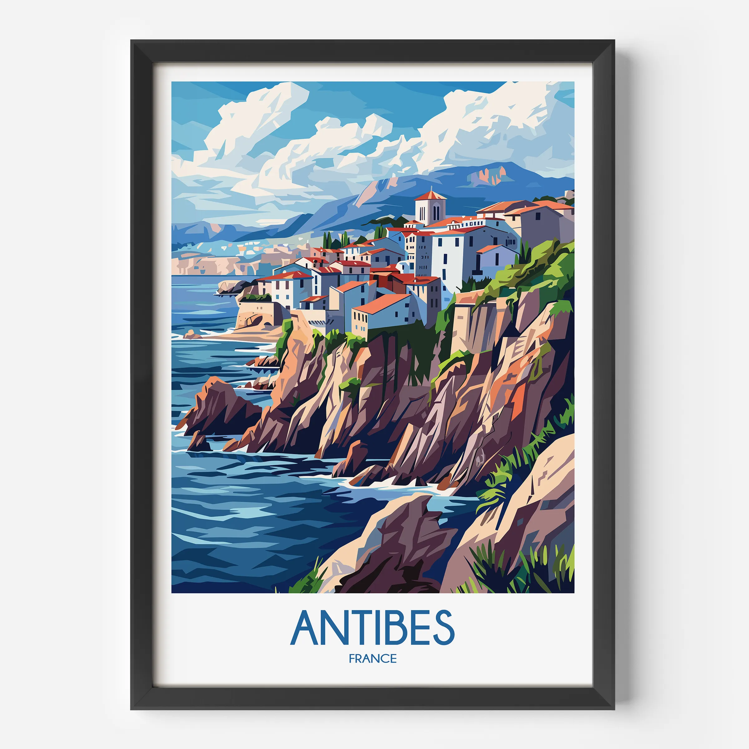 Antibes Scenic Landscape Art