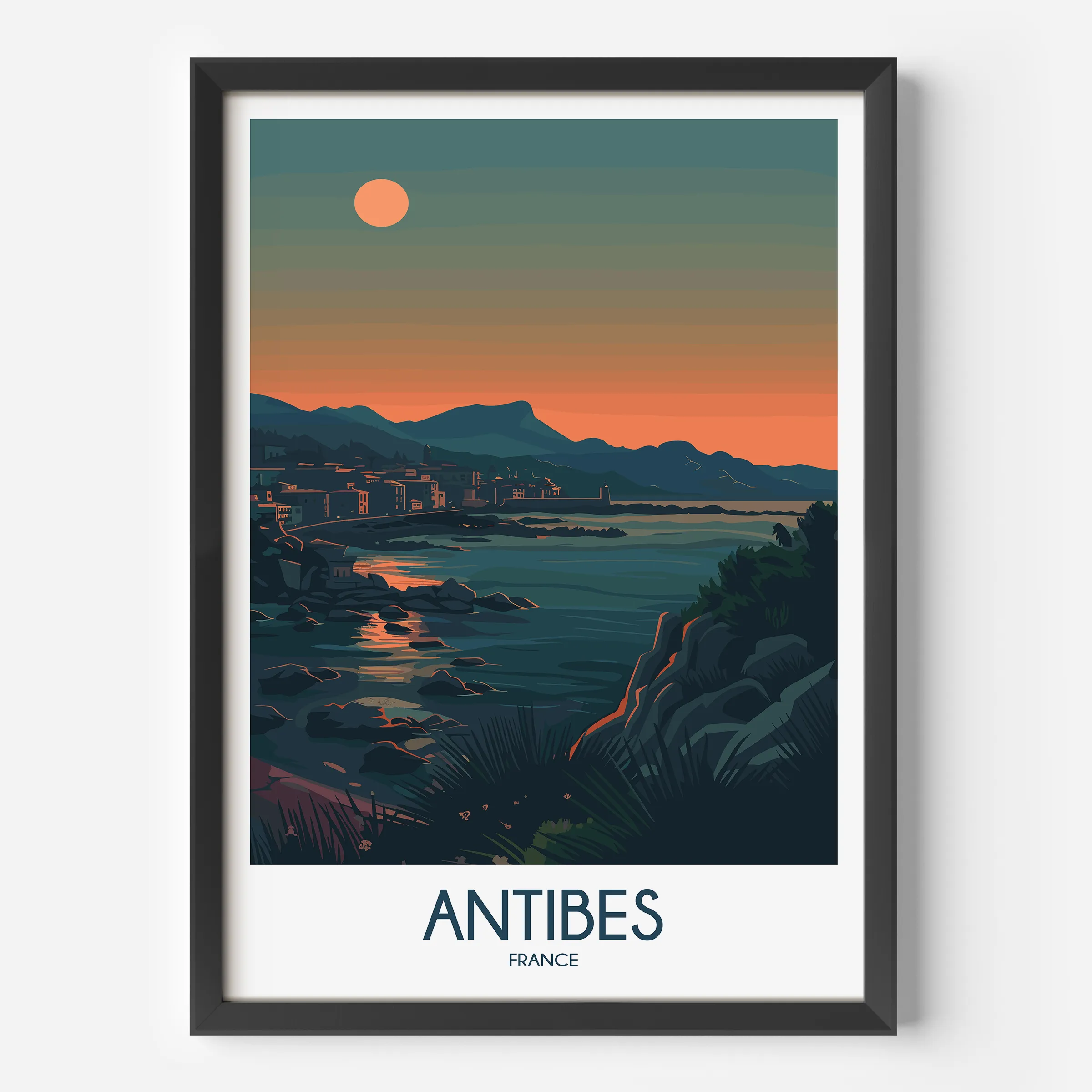 Antibes Souvenir Poster Print