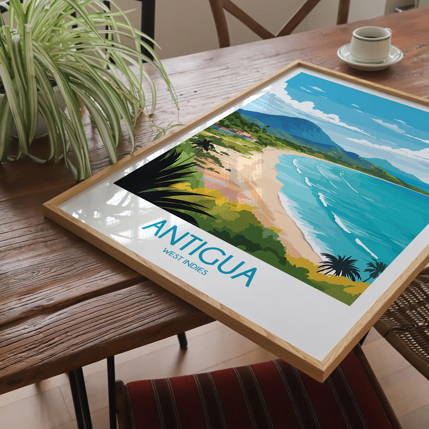 Antigua Scenic Landscape Art