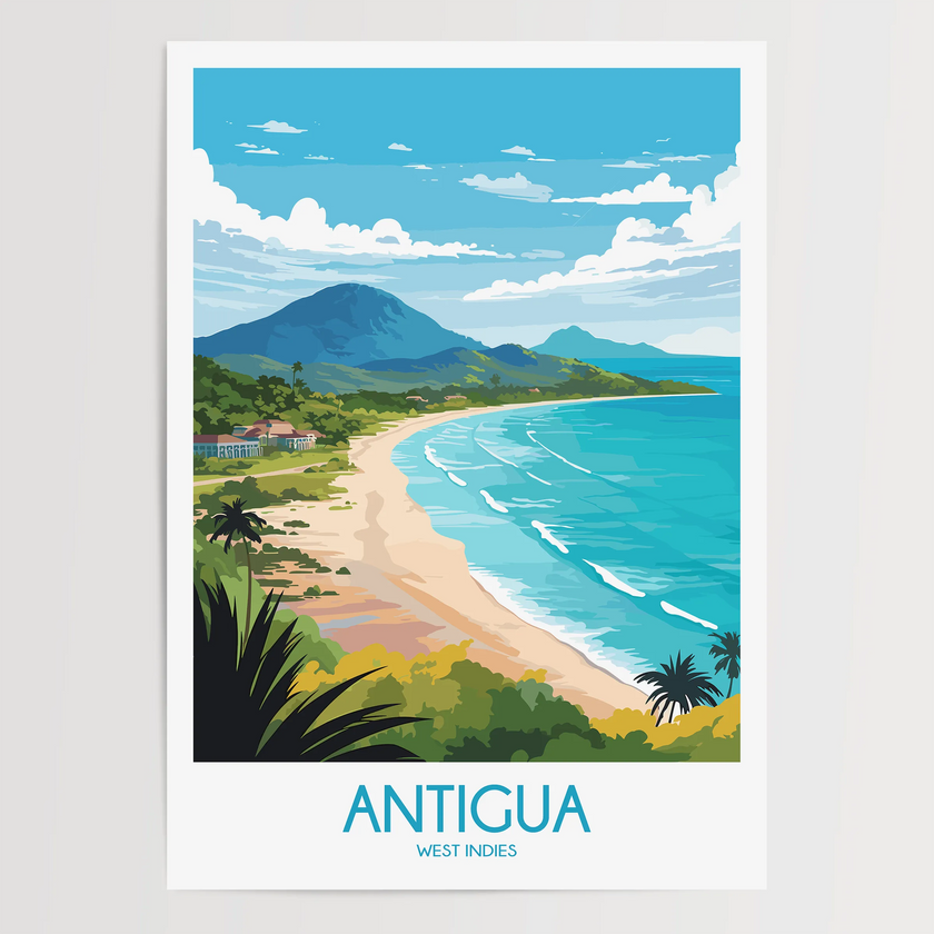 Antigua Souvenir Poster Print