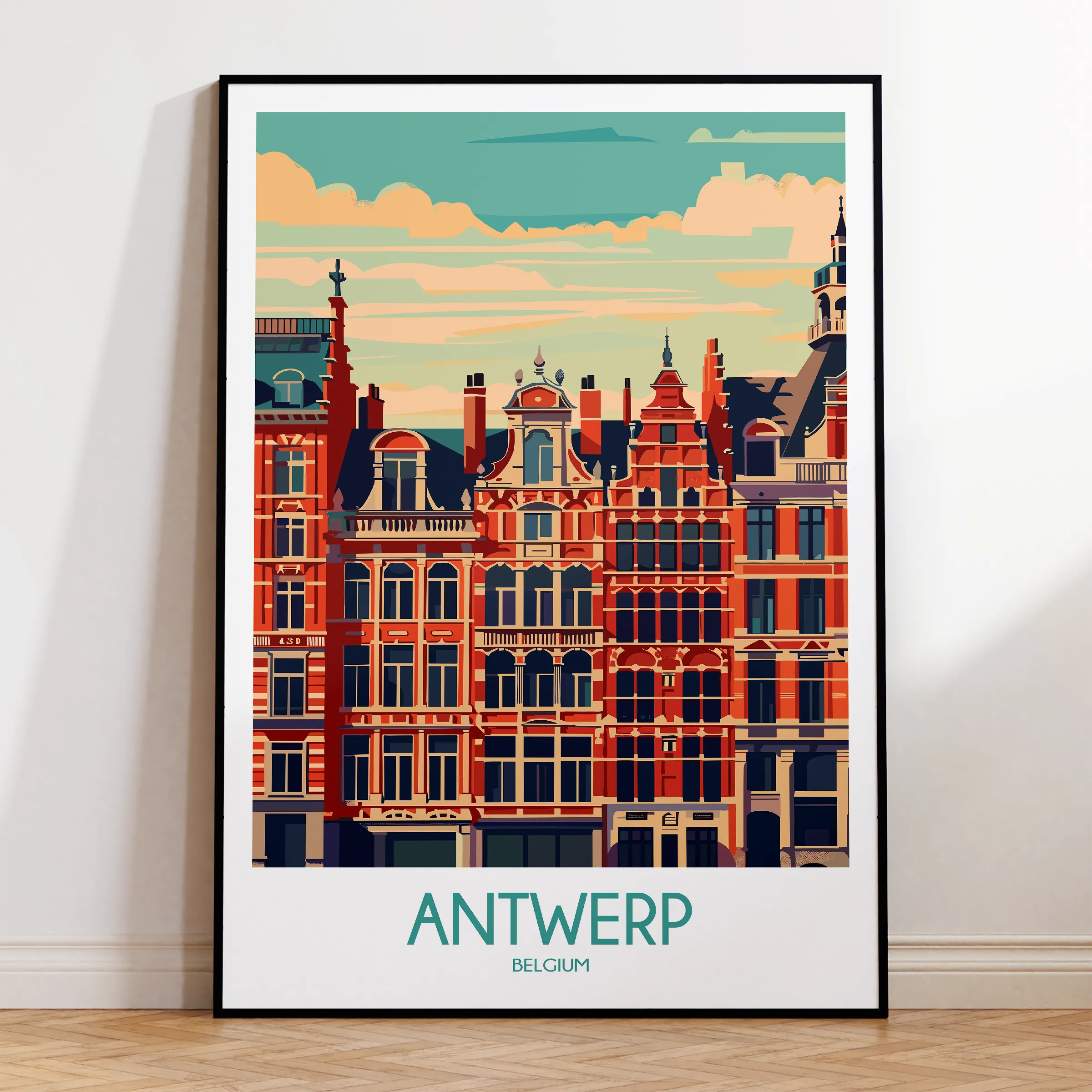 Antwerp Minimalist Wall Art