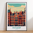 Antwerp Minimalist Wall Art
