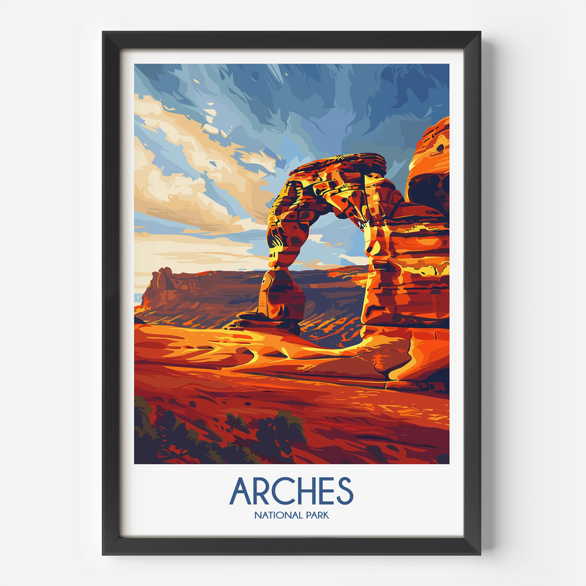 Arches Scenic Landscape Art