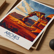 Arches Vintage Style Print
