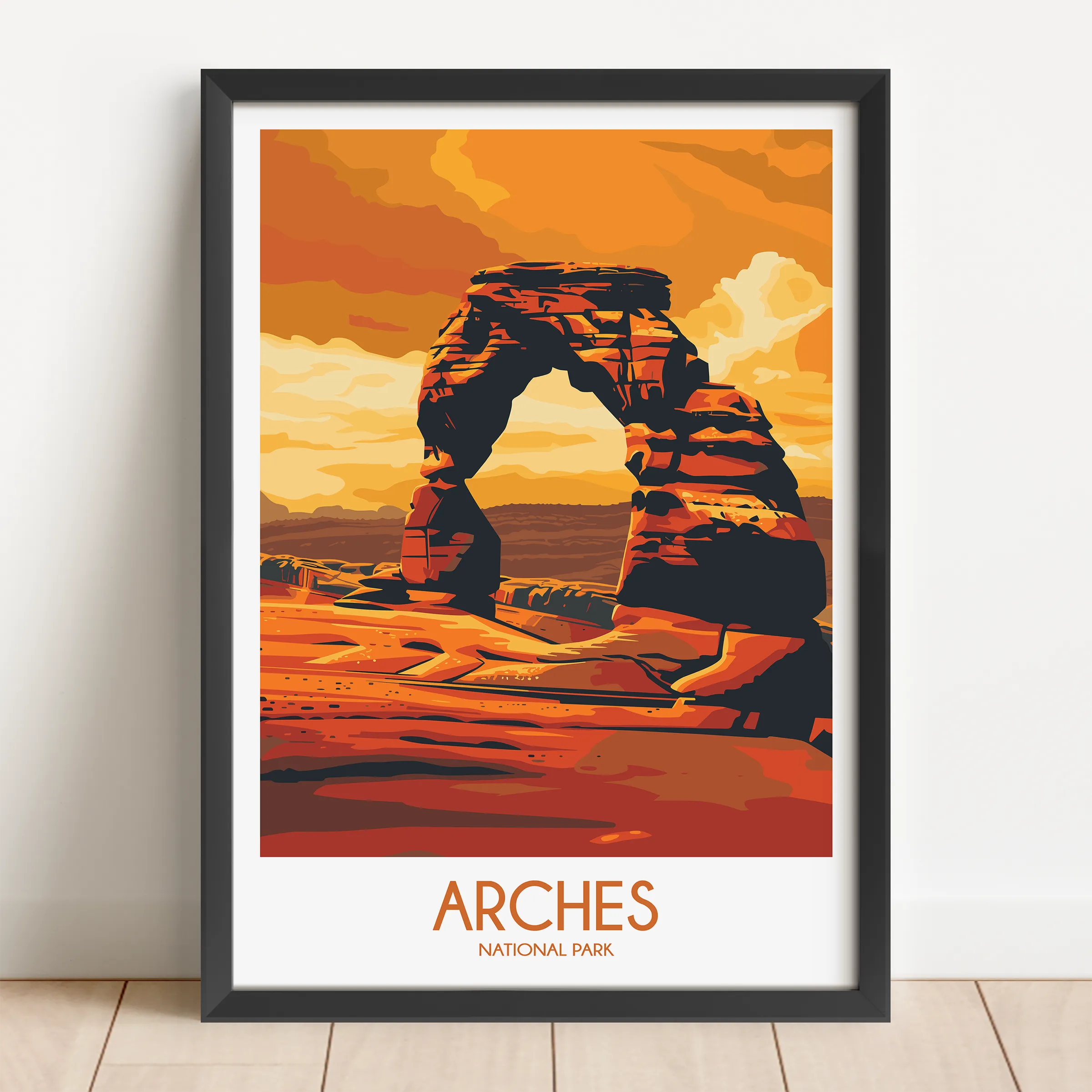 Arches Vintage Style Print