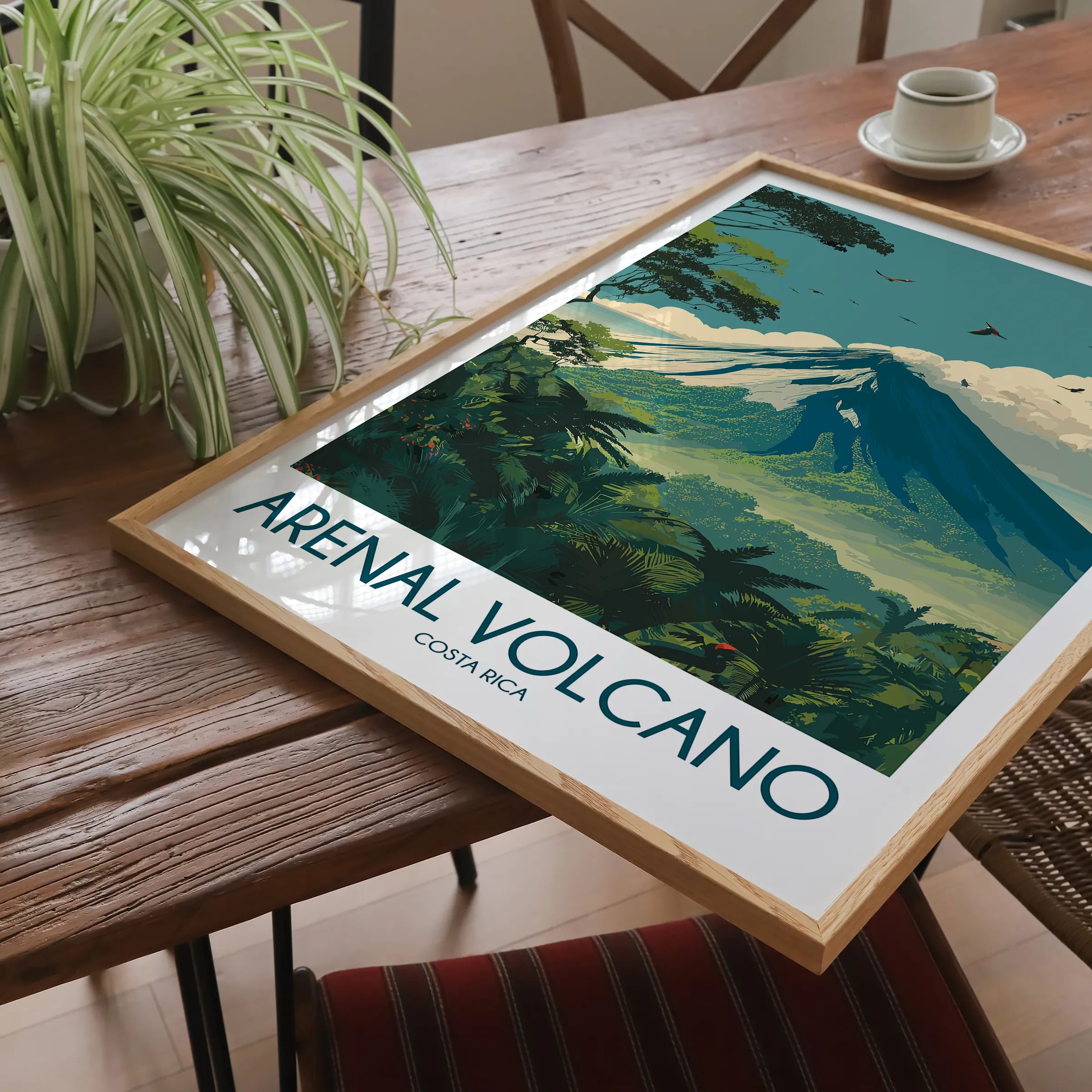 Arenal Volcano Destination Art Gift