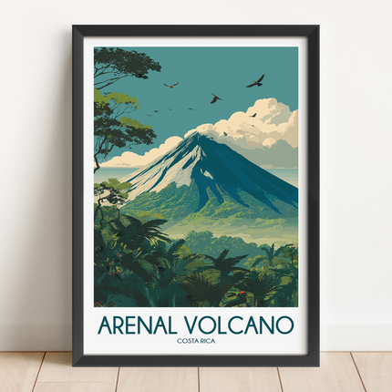 Arenal Volcano Destination Art Gift