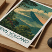Arenal Volcano Scenic Landscape Art