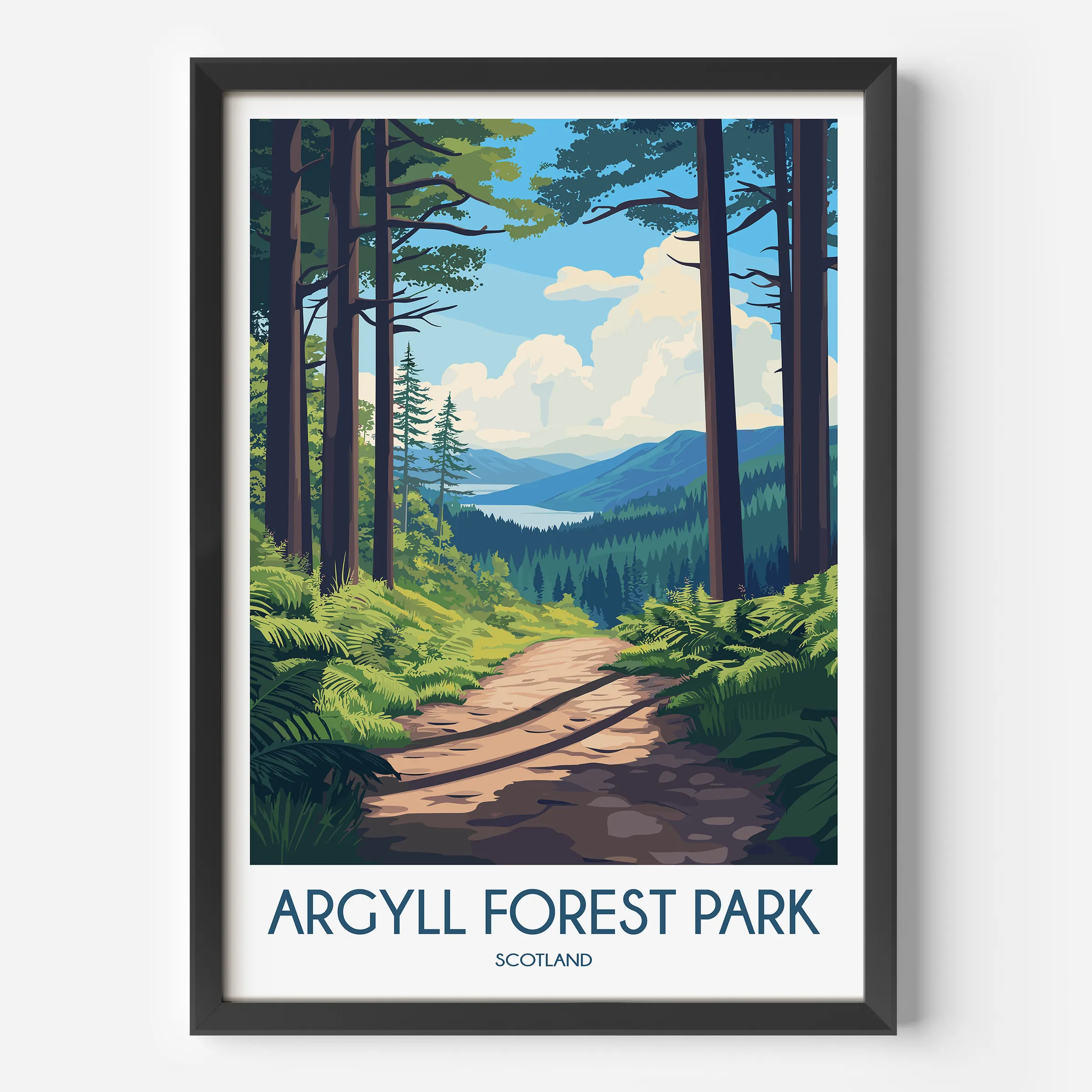 Argyll Forest Park Minimalist Wall Art