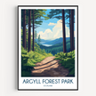 Argyll Forest Park Scenic Landscape Art